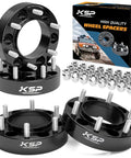 6x5.5 Wheel Spacers For Toyota Tacoma 4Runner 1.5 Inch Forged Beefed Up Hub Centric Adapters Kit With Extended Open Lug Nuts