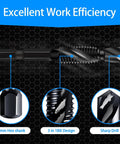 Six Pack M3 Drill Tap Combo Bits With 1/4 Inch Hex Shank And Smooth Operator Threading Set showing 6mm hex shank and sharp drill design.