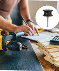 Six Piece Ebony Leather Burnisher Kit For Sharp Edges And Dope Polishing With Slick Fit For Rotary Drills and detailed work surface.