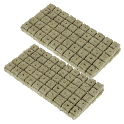 100 Piece Hydroponic Starter Plugs And Fertilizer Cubes For Indoor Grow Systems, water absorbent nursery blocks