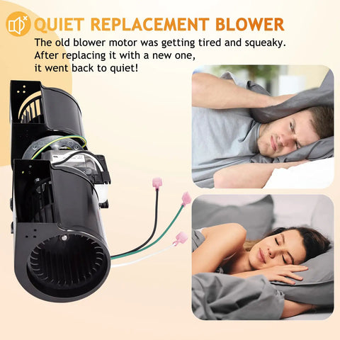Convection Blower Replacement 812-4900 For Quadra Fire Classic Bay 1200i Insert And 4100 Series Wood Stoves Plus 7100 Fireplace And Eco Choice PS35 Pellet Stove Compatibility Easy Install Reliable Performance