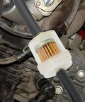 One Quarter Inch Inline Fuel Filter 40 Micron Universal Pack Of 10 for Motorcycle ATV dirt bike small engines