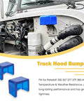 Engine Hood Hinge Pivot Bolt Kit With Truck Hood Bumper And Hood Roller Bushings For 357 377 378 379 Models Replaces 13 04154