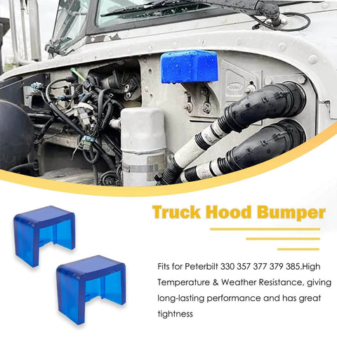 Engine Hood Hinge Pivot Bolt Kit With Truck Hood Bumper And Hood Roller Bushings For 357 377 378 379 Models Replaces 13 04154