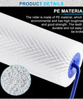 Self Leveling Cement Tools Epoxy Flooring Kit For Concrete Floors Pro Grade Epoxy Paint Roller Set With Spike Shoes For Even Coats Floor Painting Kit 28mm Needle Length Durable PE Roller And Easy Clean Design with PE durable roller close-up