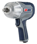 Half Inch Pneumatic Impact Wrench With 750 Ft Lbs Torque Three Speed Regulator For Easy Lug Nut Removal On Cars And Lawn Equipment