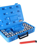 MT3 Shank ER40 Chuck With Fifteen Piece Collet Kit From One Eighth To One Inch High Precision Hardened Alloy Spring Steel