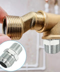 1-1/16 Inch JIC Male To 1/2 Inch R Pipe Fitting Hydraulic Adapter, 74 Degree Flare, close-up detail showing threading.