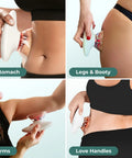 3 In 1 Body Sculpting Machine With Dynamic Cupping And Red Light Therapy for stomach, arms, legs, and thighs in use
