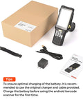 Android 13 Barcode Scanner PDA083 With Zebra 4750MR Mid Range Scanner, box, charger, and accessories
