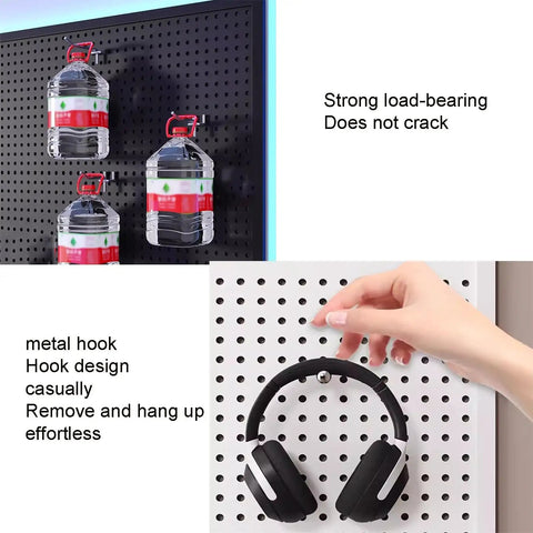Heavy Duty Metal Pegboard Wall Organizer With Tools Hooks For Garage Shop Storage Green Powder Coated Steel Rack Rock Solid Build Legit Must Have Setup