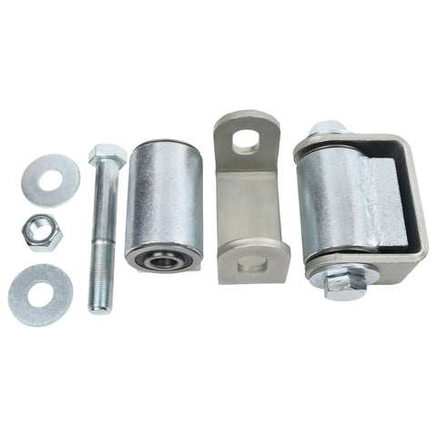 Two Pairs Heavy Duty Weld On Gate Hinges With Sealed Bearings, Adjustable 3.5 To 4 Inch Gap, Zinc Plated, Grade 5 3/4 Inch Bolts