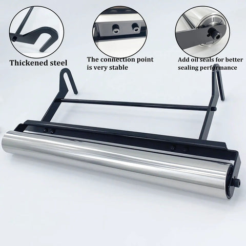 Stainless Steel Mower Striping Kit For 21 Inch Walk Behind Mowers Compatible With EGO 21 Inch Models, showing roller and components.