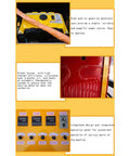 Close-up of control panel and components of Heavy Duty Road Crack Filling And Sealing Machine With Automatic Heating.