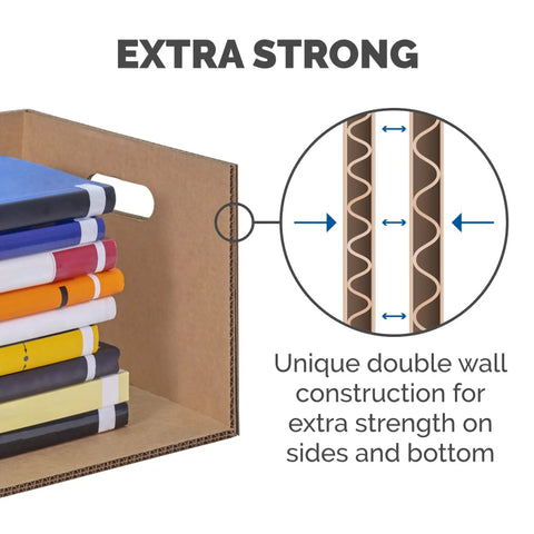 Ten Pack Of Medium Moving Boxes Built Tough With Reinforced Handles No Tape Assembly Required Easy To Pack And Stack Comes With Labeling Spots And Lift Off Lids For Quick Access Perfect For Any Big Move
