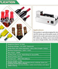 Image of STDZQCWY 600w Digital Heat Shrink Machine For Wine And Olive Oil Bottles Stainless Steel Body High Speed Processing Smart Temperature Control Tool sealing wine and olive oil bottles.
