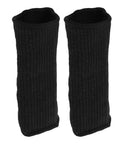 Dang Tough Cut Resistant Arm Sleeves For Gardeners And Carpenters With Elastic Wrist Guard Heat Resistant Safety Gear in black mesh fabric.