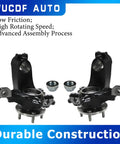 Front Left Steering Knuckle Wheel Bearing Hub Assembly For Ford Focus 2012 2018 2.0L L4 Electric Hatchback Sedan Direct Fit