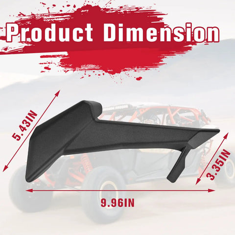 Headlight Covers Trim For Can Am Maverick X3 XDS XRS Max Turbo R 2017 To 2024 2 Pack Replacement Bezel dimensions shown