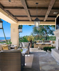 Outdoor Pendant Lights For Porch Black Hanging Lanterns With Adjustable Chain Create A Lit Weatherproof Aluminum Fixture
