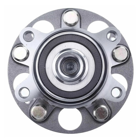 Top view of Rear Wheel Bearing And Hub Assembly For 2012 Honda Civic LX DX US Built VIN Starting With 1 With 5 Lugs And ABS Encoder