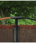 Drip Irrigation Conversion Kit For 5/8 Inch And 1/2 Inch Tubing With Built In Filter, 30 PSI Regulator, And Universal Easy Fit Tee