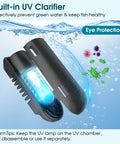 Built-in UV clarifier component of Pond Filter With Built In UV Clarifier And Water Pump Kit For Backyard Ponds And Water Features