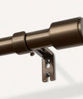 Beefy Bronze Curtain Rod 1 Inch Adjustable Drapery Rod From 32 To 86 Inches For Living Room Bedroom Indoor Outdoor Use With Rust Resistant Finish