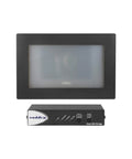 Top Tier Recessed In Wall Pt Z Camera With Built In Smart Glass And Rock Solid One Link Hd Bridge For Zero Hassle Video Conferencing Plus Dead Simple Mounting That Looks Sharp In Polished Black Finish, featuring polished black housing and OneLINK Bridge.