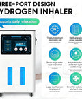 High Flow Hydrogen Inhalation System With 1800ml Per Minute Output, HO Separated H2 Generator Delivers 99.99 Percent Purity, features