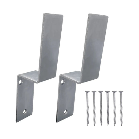 Built Dang Solid 2x4 Drop Open Bar Security Door Lock Brackets With Rust Resistant Galvanized Steel brackets and wood screws.