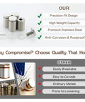 Comparison of Stainless Steel Sign Standoff Screws 1 Inch By 1.38 Inch Wall Mount with inferior options