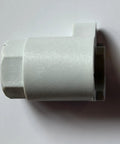 Straight Up Quality Clamping Lever For Concrete Cut Off Saws Hella Tough Replacement Fits TS410 TS420 TS480I TS500I TS700 TS800 Construction Tools Part 4224 664 2100 side view of white aftermarket clamping lever.