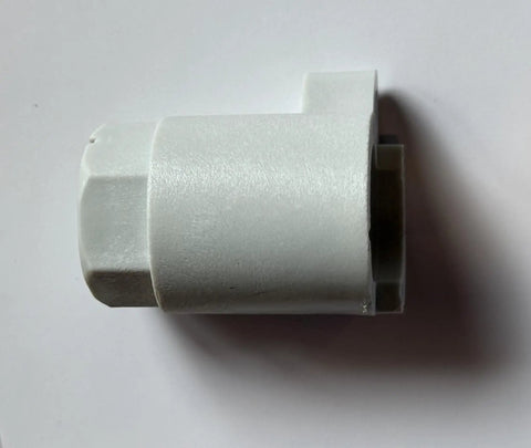 Straight Up Quality Clamping Lever For Concrete Cut Off Saws Hella Tough Replacement Fits TS410 TS420 TS480I TS500I TS700 TS800 Construction Tools Part 4224 664 2100 side view of white aftermarket clamping lever.