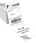 4x6 Direct Thermal Shipping Labels, 500 Fanfold Perforated White Sheets, Commercial Grade With Permanent Adhesive, Compatible With Most Thermal Printers, The Go To For Shipping, Mailing, Inventory, And Organization, 1 Pack.