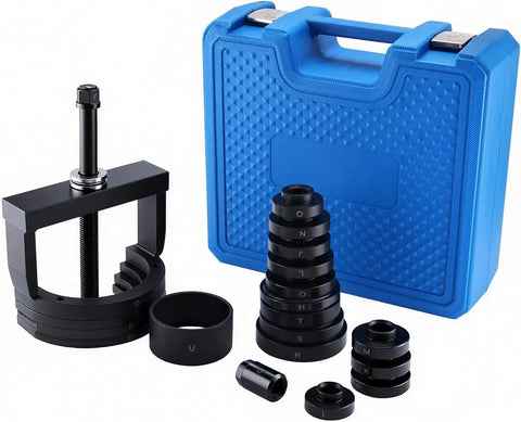 Master Wheel Bearing Removal Tool Set For Quick Hub And Bearing Replacement No Brainer For DIYers Fits Most Vehicles C To U Size