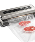 Six In One Vacuum Sealer For Dry And Moist Modes Includes Two Roll Bags And Five Pre Cut Bags Powerful 90KPa Suction in use