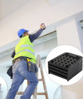 Anti Slip Rubber Stilt Pads With 4 Durable Soles And 16 Screws For Rock Solid Stability near worker on ladder