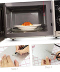 Person cutting Cuttable Mica Plates For Microwave Insulation Gasket Heat Resistant Waveform Sheets, DIY use in kitchen appliances