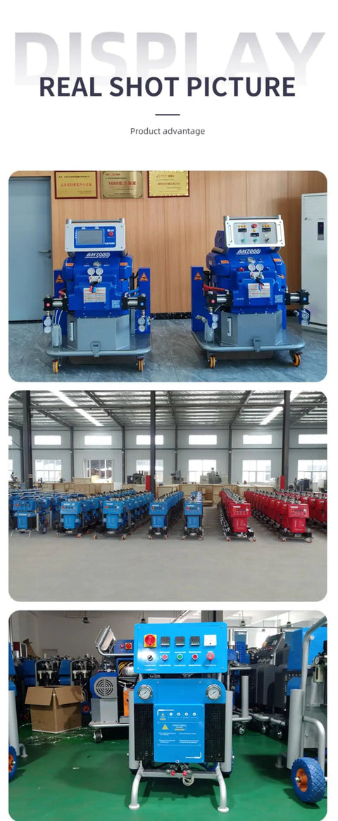 Beast Grade PU Foam Sprayer Machine For Large Construction Projects With Customizable Models in warehouse display