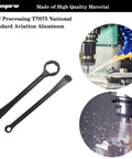 Off Road Motorcycle Tire Lever Tool Kit With Hex Wrench Set Aluminum 7075 CNC Machined Alloy Construction with spanner view