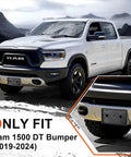 Front License Plate Frame For 2019 To 2024 Ram 1500 DT Curved Front Bumper License Plate Holder
