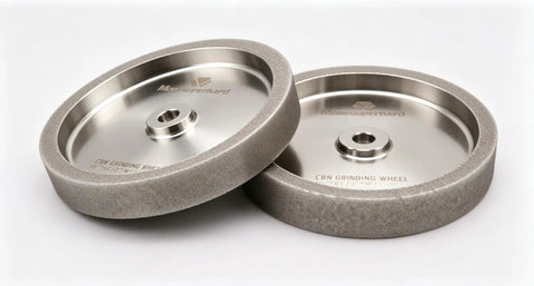 6 Inch CBN Grinding Wheel, 180 Grit, 1 Inch Wide, 1/2 Inch Arbor, For HSS Tools, Lathe Chisels, Woodturning, And Bench Grinders