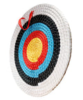 Side view of Handmade Straw Archery Target For Recurve Bow Or Longbow 20 Inch Backyard Practice A Go To Target For Kids Teens And Adults Eco Friendly Reusable Arrow Target