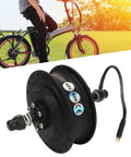 48V 500W Rear Drive Ebike Hub Motor With Brushless Design, shown with bicycle in background