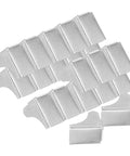 Built Tough Heavy Duty Shelf Clips And Bracket Set For Cabinet Shelving Systems Rust Resistant Metal Support Hardware