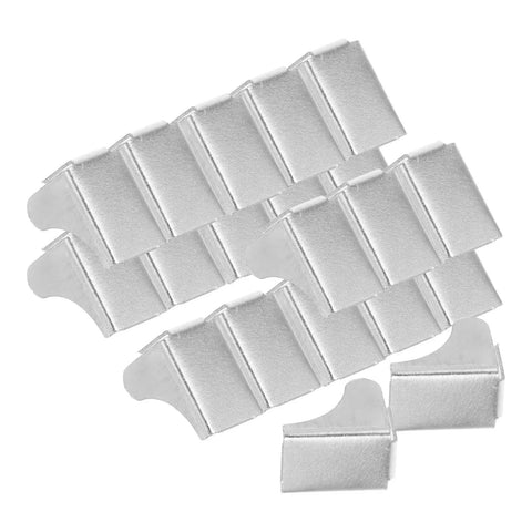 Built Tough Heavy Duty Shelf Clips And Bracket Set For Cabinet Shelving Systems Rust Resistant Metal Support Hardware