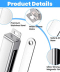 8 Pack Heavy Duty Magnetic Door Catch For Cabinets With 150Lb Strength Stainless Steel Construction product details