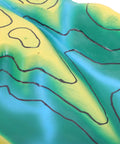 Close-up of Contour Map Landform Model For Geography Lessons Hands On Topography Tool For Students Classroom Science