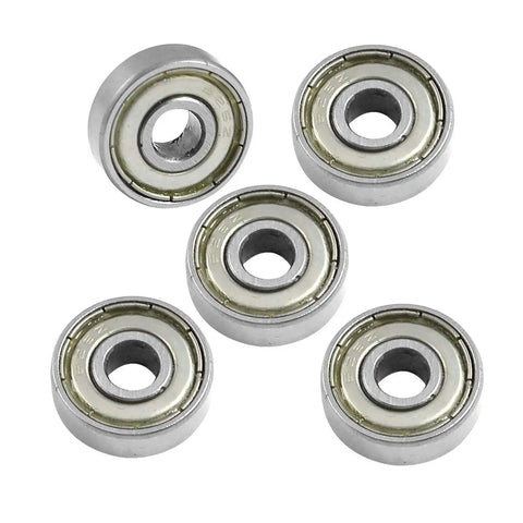 10 Pack Deep Groove Ball Bearings 626Z 6mm X 19mm X 6mm Shielded For Rail Linear Motion Systems, 3D Printer Parts, Industrial Automation Equipment, Durable Mini Bearings For Precision Motion Projects, five shielded steel bearings